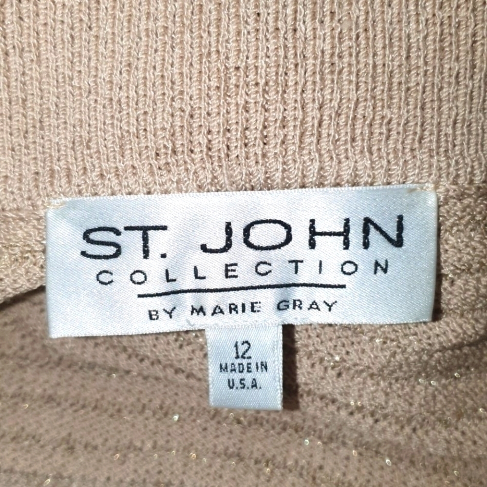 St John Collection Ribbed Pullover - image 4